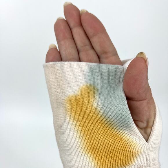 We The Free Free People Cosmic Tie Dye Swing Pullover Thumb Holes Size Small - Picture 9 of 10